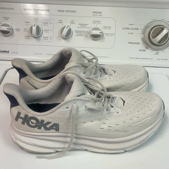 Hoka One One WhiteClifton Sneakers Size 13 D worn just a couple of times